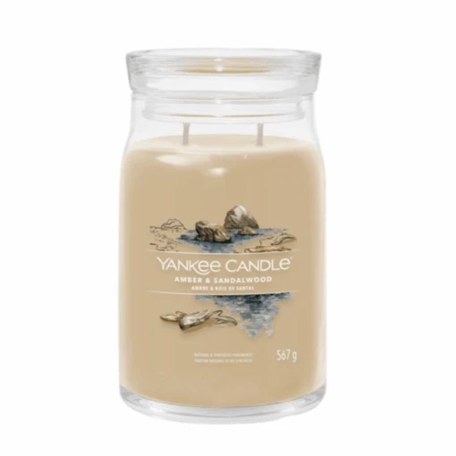 Yankee Candle Amber & Sandalwood Signature Large Jar Candle